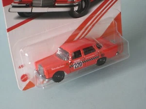 Matchbox 1962 Mercedes-Benz 220 Sedan Red Body Toy Model Car 70mm in Target BP - Picture 1 of 2