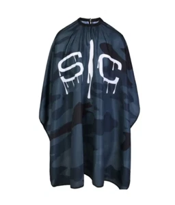 Stylecraft Profi Friseur Schneide Cape One Size Camo Design Schwarz | SC324B - Bild 1 von 2