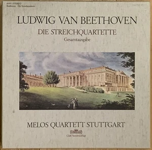 Beethoven Complete String Quartets MELOS QUARTETT STUTTGART Intercord 12 LP Box - Picture 1 of 4