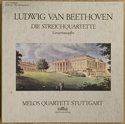 Beethoven Complete String Quartets MELOS QUARTETT STUTTGART Intercord 12 LP Box - Image 1 of 4
