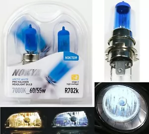 Nokya 7000K White H4H Nok7239 60/55W Two Bulbs Head Light JDM Lamp Replacement - Picture 1 of 12