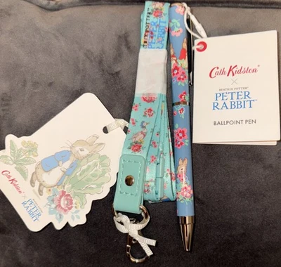 Limited Edition Cath Kidston X Peter Rabbit Lanyard And Pen # 1 - Image 1 of 4