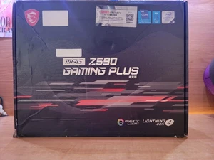 MSI MPG Z590 Gaming Plus Motherboard LGA1200 DDR4 PCI-E 4.0 3×M.2 6×SATA III - Bild 1 von 9