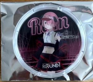 Re:Zero Ram Acrylic Coaster Round One Collaboration Anime - Picture 1 of 1