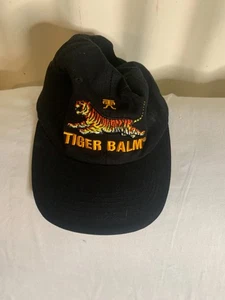 Tiger Balm Hat Cap Strap Back Official Black Embroidered Logo Adjustable - Picture 1 of 9