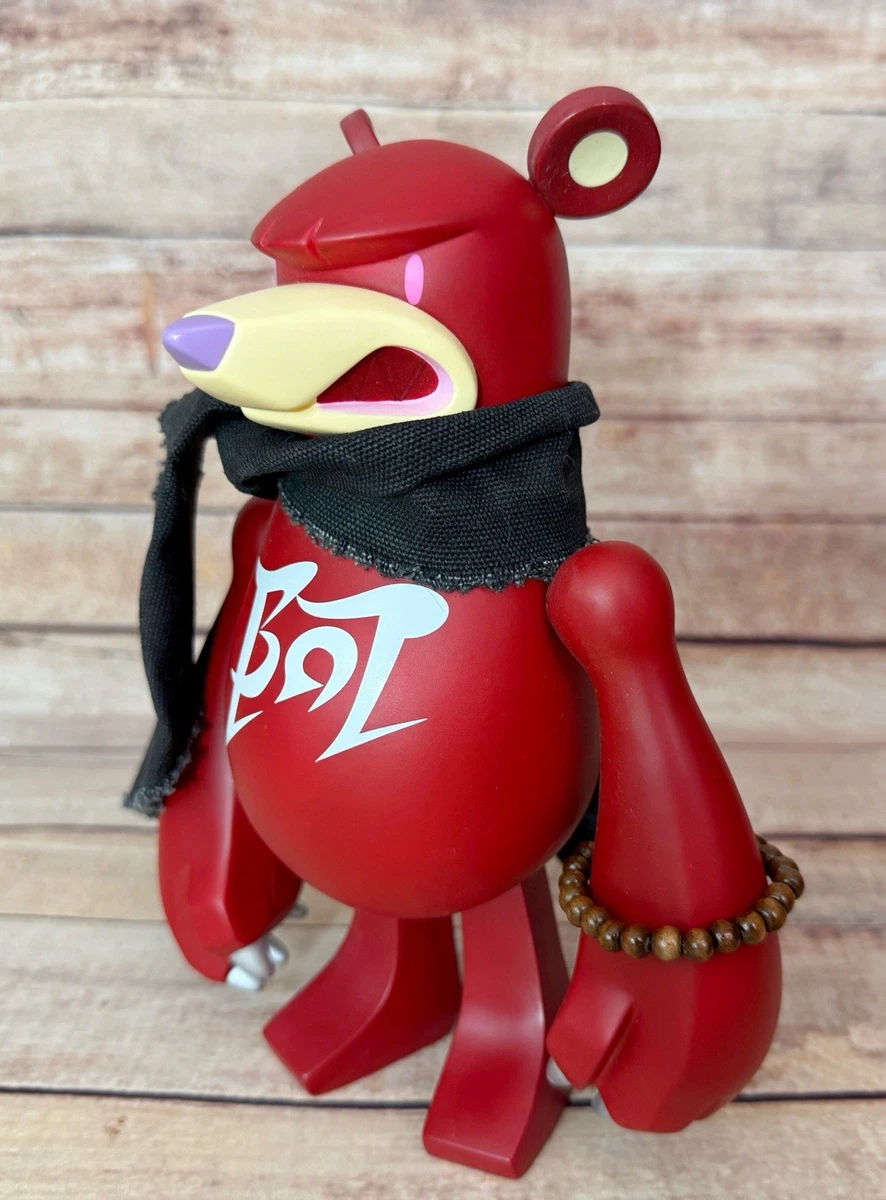 Touma 8” Red Guardian Knuckle Bear 2004 Limited Vinyl Toy Kaiju