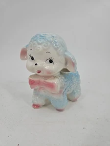 Vintage Baby Lamb Sheep Planter Easter Nursery Nancy Pew - Picture 1 of 18