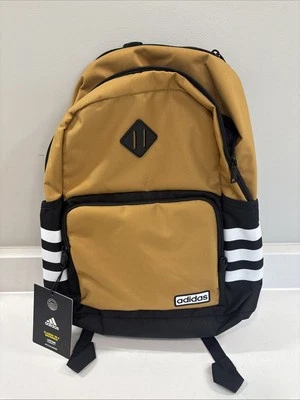 Mochila unissex para laptop Adidas Classic 3S 4 Mesa marrom/preto/branco - Nova com etiquetas - Imagem 1 de 4