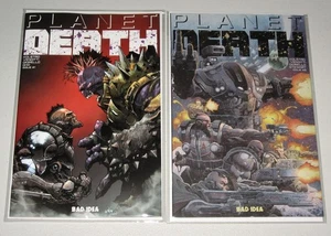 Planet Death #1 Cubierta B + #0 Casi Nuevo en Mylar con tableros 4 píxeles ¡Gran envío combinado! - Imagen 1 de 4