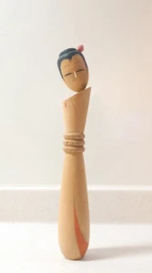 Vintage Japanese Creative SOSAKU Kokeshi doll 22.5cm 8.8" Kirihara Beautiful - Picture 1 of 10