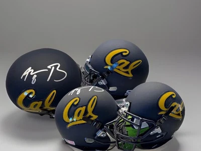 Mini casco autografiado firmado por Aaron Rodgers CAl. Certificado de autenticidad Heritage. Cal Bears Foto 1 de 4