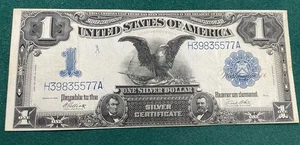 1899 1 $ Silber Zertifikat Black Eagle - Bild 1 von 2