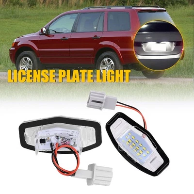 Luz de matrícula LED completa blanca para kit 1999-2007 Acura RL 2004-2008 Acura TL Foto 1 de 4