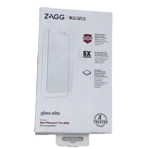 ✨️ ZAGG Verre Elite Protecteur d'écran pour iPhone 13 Pro / iPhone 14 Pro 6.1" Pro - Photo 1 sur 3
