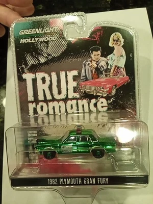 Green Crome CHASE Greenlight Hollywood True Romance 1982 Plymouth Gran Fury. - Image 1 of 4