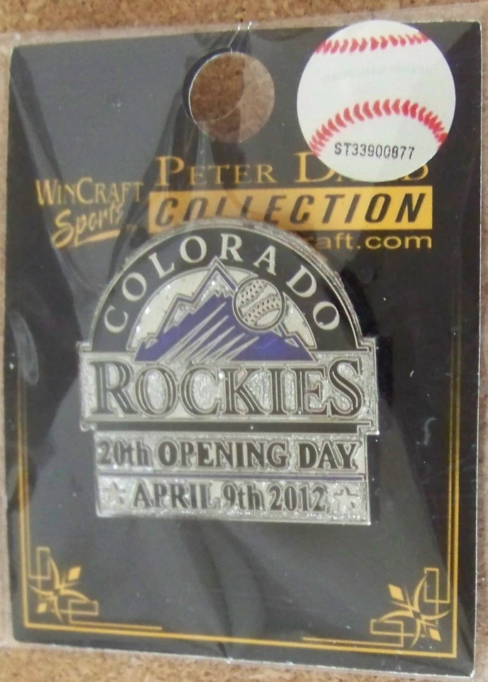 2012 Colorado Rockies 20th Opening Day pin from Coors Field  - Image 1 of 1