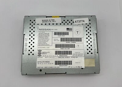 Módulo de control receptor de radio satelital OEM 05-17 Nissan Altima Infiniti G37X Foto 1 de 4