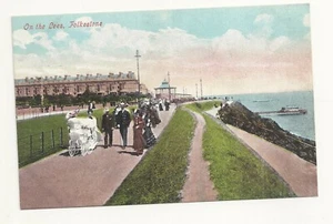 Postal vintage On the Lees Folkestone ENVÍO GRATUITO - Imagen 1 de 2
