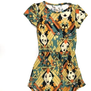 NWT Disney Pocahontas Lularoe Mae Girls Dress MULTIPLE COLORS & SIZES - Picture 1 of 3