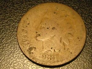 1881 Indian Head Cent - Picture 1 of 4