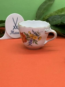 Meissen Mokkatasse   Pfeifferzeit D 6,6  1. Wahl TOP - Bild 1 von 5
