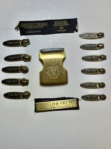 Präsident Donald J Trump Trump GEPÄCKSAMMLUNG SCHNALLE, REISSVERSCHLUSSGRIFFE, PLAKETTE - Bild 1 von 24
