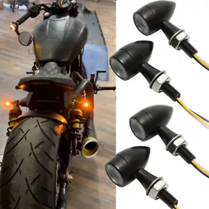 4 luces intermitentes de señal de giro de bala para motocicleta Indian Chieftain Scout Bobber - Imagen 1 de 6
