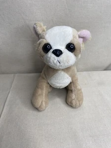 Ganz Golden Brown Dog Teddy Bear Puppy Stuffed Plush Soft Toy Beanie 8" Long - Picture 1 of 12