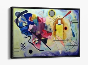 KANDINSKY 5 -DEEP FLOATER/FLOAT EFFECT FRAMED CANVAS WALL PRINT - Picture 1 of 12