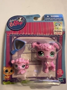 Littlest Pet Shop #3599 rosa Pudel Mama & #3600 Baby Welpe brandneu versiegelt - Bild 1 von 3