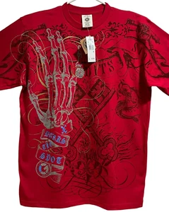 VINTAGE G Unit T - Shirt Adult Large Red 50 Cent Hip Hop Cotton Mens 90s NWT - Picture 1 of 14