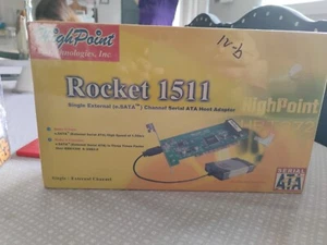 HighPoint Tech Rocket 1511 Single External Channel Serial ATA Host Adapter - Picture 1 of 4
