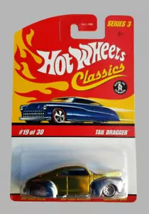 2007 Hot Wheels TAIL DRAGGER Classics Series 3 Spectraflame GOLD #19/30 LW 1:64 - Picture 1 of 13