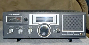 Realistic DX-100 Short Wave Receiver Model 20-206, Tested - - Zdjęcie 1 z 6