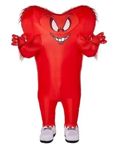Looney Tunes hauchdünnes Monster aufblasbares Erwachsenenkostüm Standard Einheitsgröße - Neu! - Bild 1 von 2