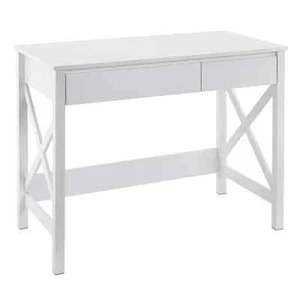 X-Frame 30 in. H x 39.4 in. W x 21.7 in. D Metal Frame Writing and Computer Desk - Picture 1 of 5