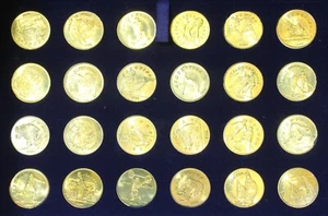 1984 Games of the 24th XX111 Olympiad Los Angeles Transit Tokens - Picture 1 of 6