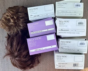Lot Of 9 Paula Young Wigs Brunette Most with Boxes Hair Hairpiece Fashion - Picture 1 of 8