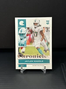 Panini Chronicles 2021 - #76 Jaylen Waddle (RC) Miami Dolphins - Imagen 1 de 2