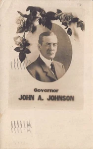 Postcard MN:  Governor John A. Johnson, Minnestoa, DB Posted 1909 - Picture 1 of 2