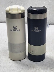 2PACK Stanley AeroLight Transit Bottle Insulated Tumblers - White & Dark Blue - Picture 1 of 5