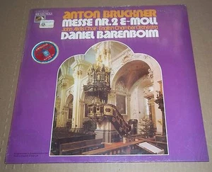 Barenboim BRUCKNER Mass No.2 - EMI 1C 063-02 531 SEALED - Picture 1 of 2