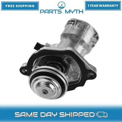 NEW Thermostat w/ Housing Fits For 2005-2011 Mercedes Benz C230 C350 CLK350 E350 - Image 1 of 4