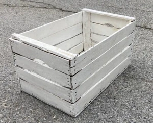 SET N° 3 CASSETTE FRUTTA LEGNO BIANCO PASTELLO 50x30x27 MATRIMONI FIORI DECORAZI - Foto 1 di 2