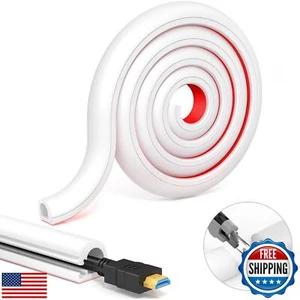 LHRHTK Wall Cord Cover 78 Inch - Self Adhesive Wire Hiders for TV on Wall, Fl - Picture 1 of 5