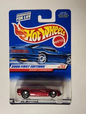 Hot Wheels 2000 First Editions 12/36 Red Dodge Charger R/T 072 - Photo 1/4