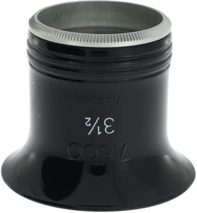 LOUPE D'HORLOGER - ASCO avec bague vissée aluminium N°3.5 grossissement X3 - Picture 1 of 1