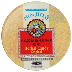 ( Pack of 12 ) NIN JIOM Herbal Candy Original ~ 60g - Picture 1 of 2