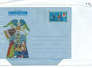 GB AEROGRAMME - UNBENUTZT - ILLUSTRIERT - 363 - FESTLICH - 9d - Bild 1 von 1