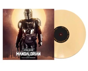 Star Wars The Mandalorian Soundtrack LP on Sand Color Vinyl New Ludwig Goransson - Foto 1 di 3